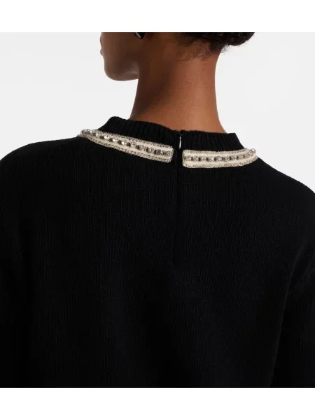Pulover Valentino de lână negru