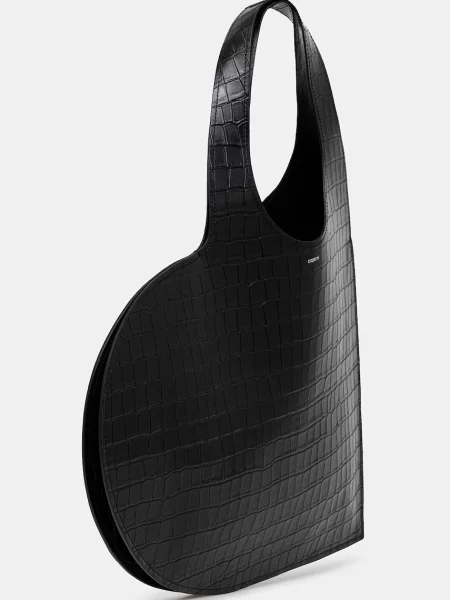 Шкіряна сумочка Coperni Croco Double Heart