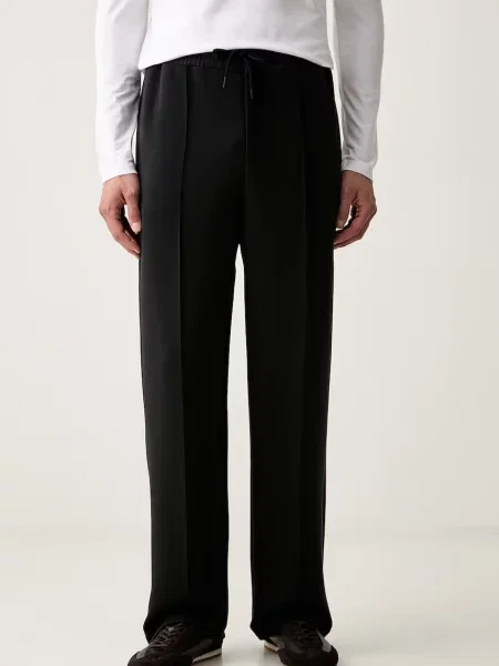Guess pantaloni straight pentru bărbați cu HERALD negru