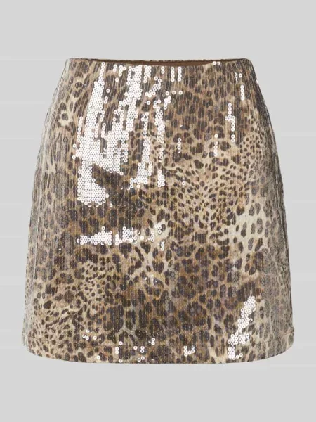 Spódnica mini z cekinami model ‘JESSY’ Noisy May