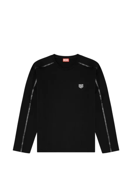 Lung tricou Diesel negru