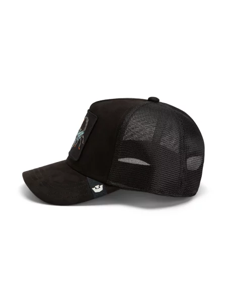 Goorin Bros czapka z daszkiem trucker Suede Scorpion czarna