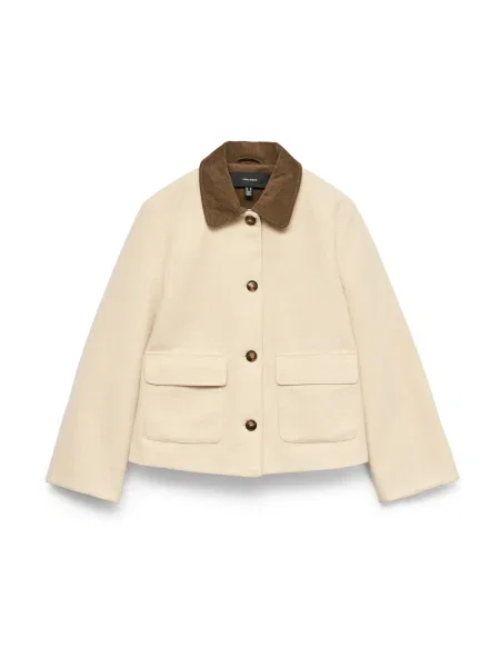 VERO MODA Geacă de primăvară-toamnă VMFlorence crem maro