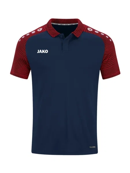 JAKO Funkcionalna majica modra / bordo bela