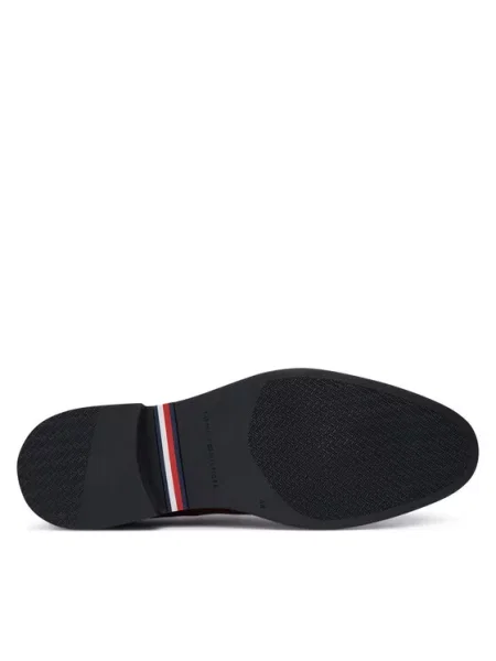 Tommy Hilfiger Nizki čevlji Corporate Dressy Lth rjava