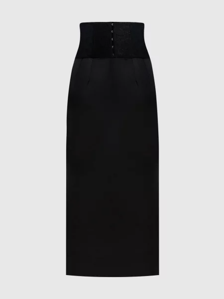 Юбка миди Dolce&gabbana черная