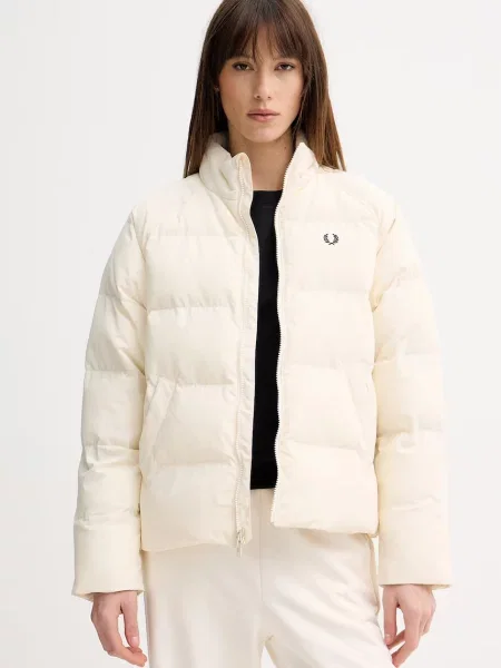 Fred Perry kurtka puchowa beżowa