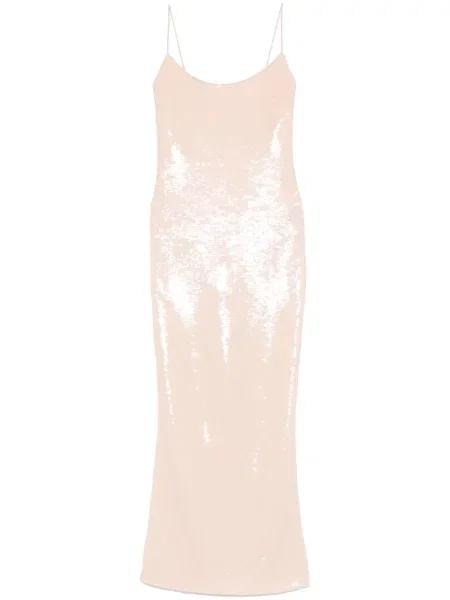 Rochie maxi The New Arrivals Ilkyaz Ozel de costum roz