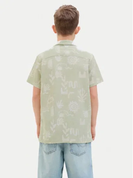 Košile Jack & Jones Junior zelená
