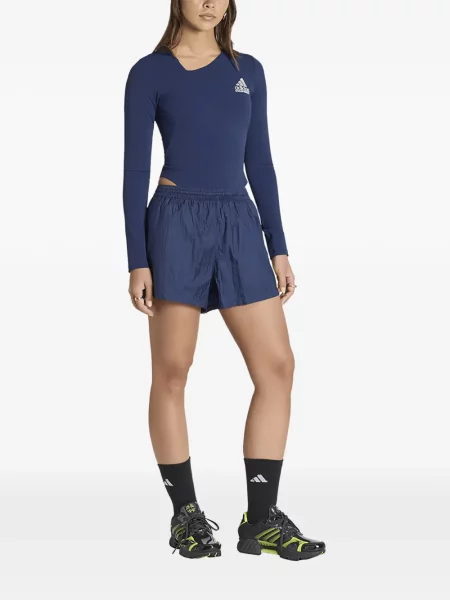 Rövidnadrág Adidas autogrammal kék