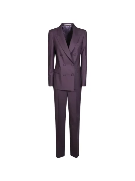 Geacă Tagliatore cu două rânduri de nasturi violet