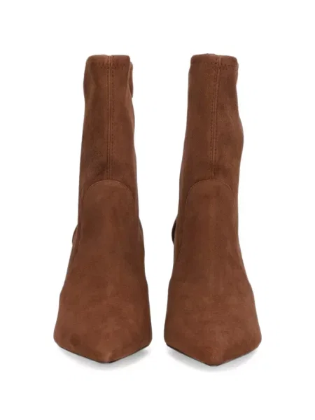 Cizme scurte Stuart Weitzman din piele de căprioară maro