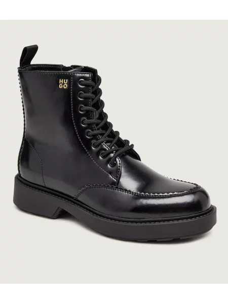 HUGO De piele botine Angey_LuBoot_aclt negru