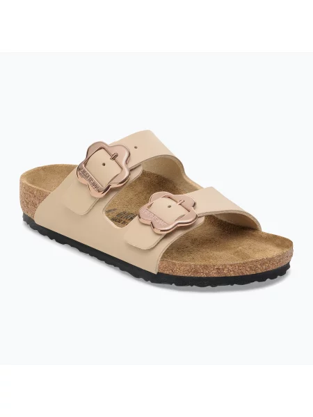 Gyerek papucsok BIRKENSTOCK Arizona Flowers Kids Birko-Flor sandcastle. Méret: 39 EU bézs