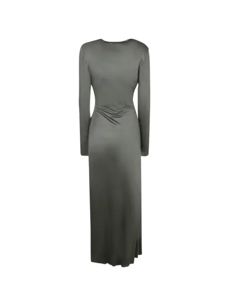 Rochie Danamé cu decolteu în V verde