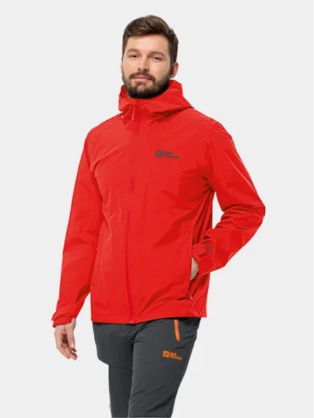 Geacă Jack Wolfskin portocaliu