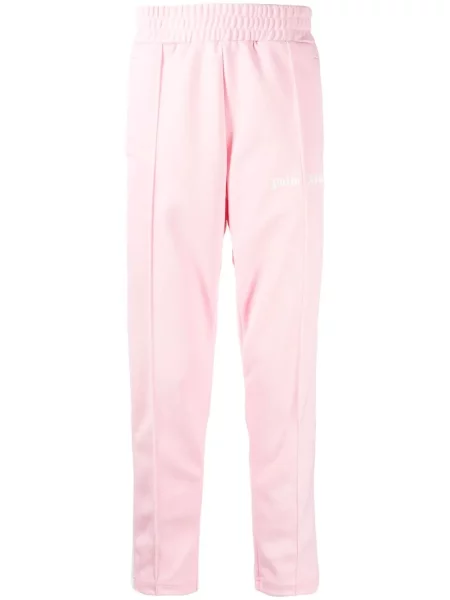 Pantaloni Palm Angels cu imagine roz