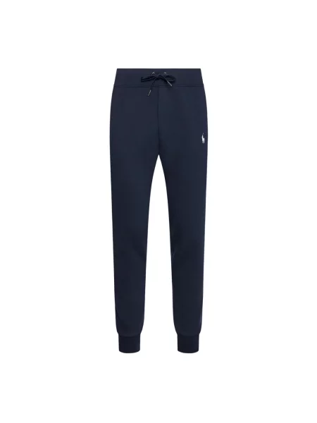 Dzianinowe joggery Polo Ralph Lauren niebieskie