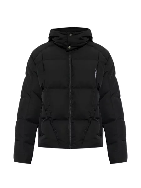 Geacă Off-white cu autograf alb