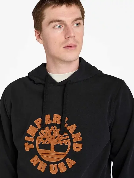 Худі Timberland бавовна/поліестер чорний