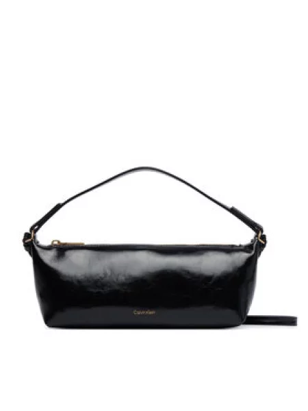 Calvin Klein Táska Foil Logo Glossy fekete