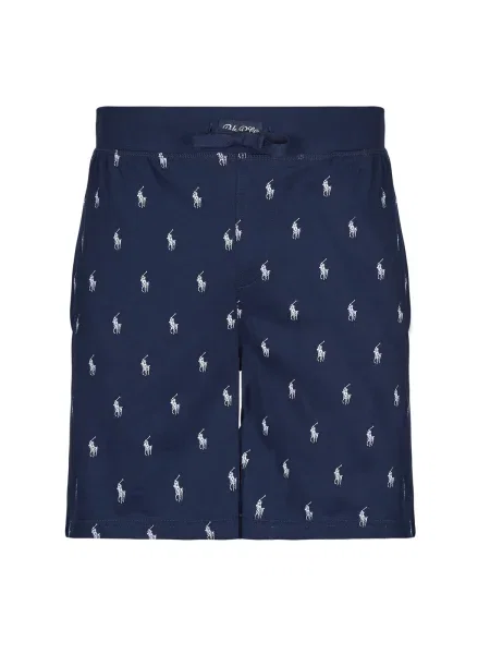 Pijama pantaloni scurți Polo Ralph Lauren alb