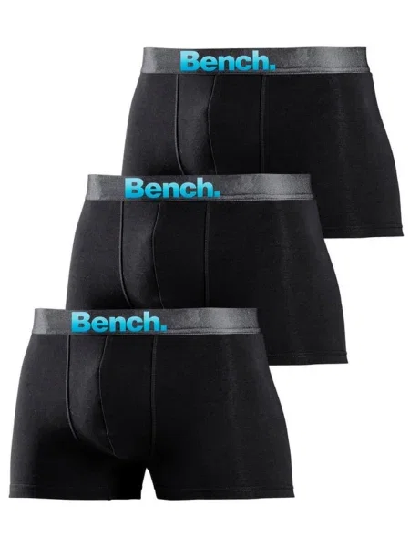 BENCH Boxeri albastru neon negru