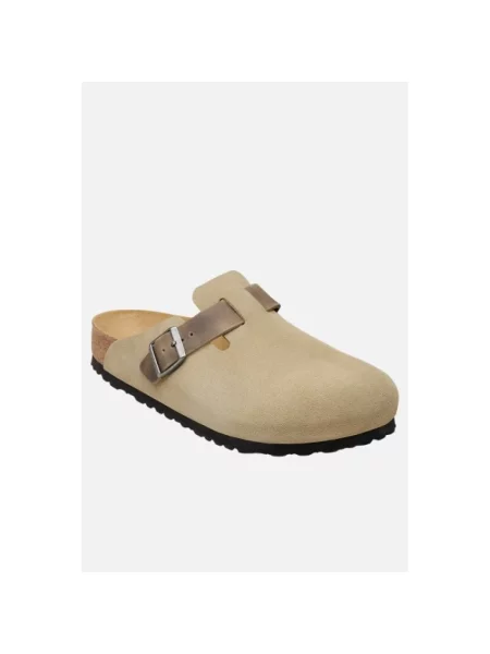 Klapki Birkenstock beżowe