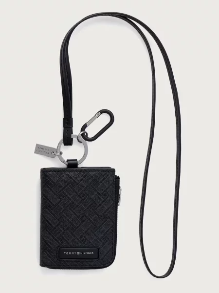 Tommy Hilfiger portmoneu pentru bărbați din piele negru