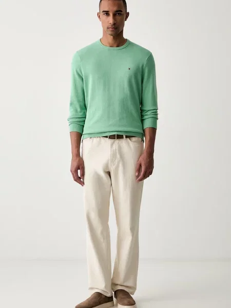 Tommy Hilfiger pulover pentru bărbați din verde