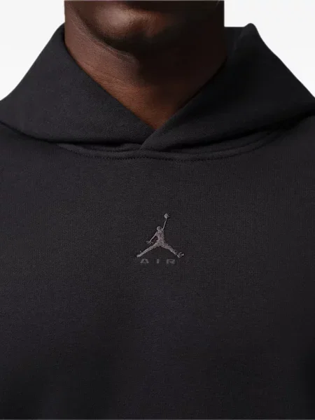 Hanorac cu glugă Jordan din fleece negru