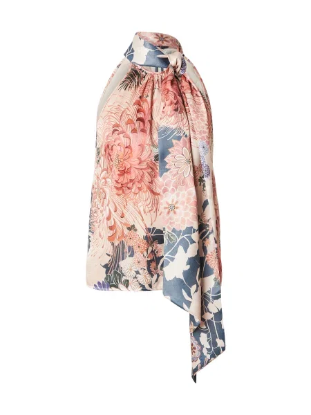 GUESS Bluză FOULARD deschis / opal / mov deschis / portocaliu piersică / roz bej
