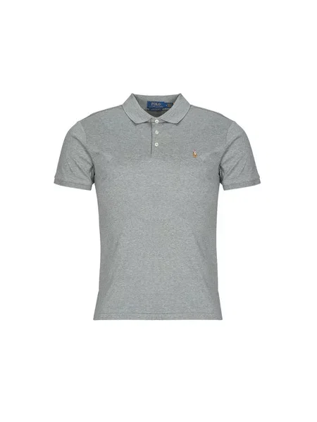 Polo Ralph Lauren Majica rjava / pegasto / lila / bela siva