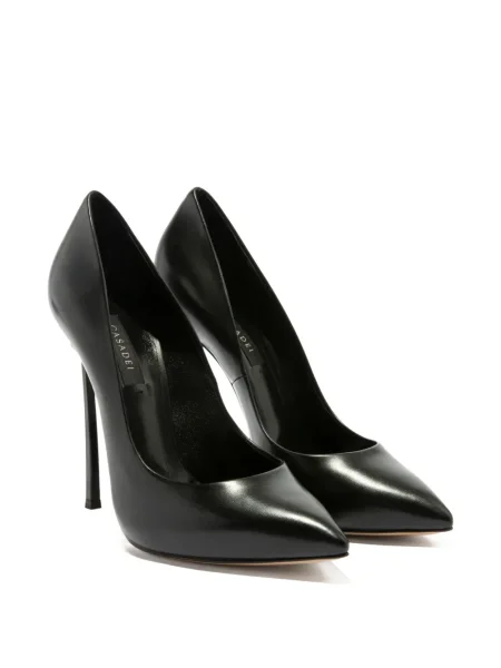 Pantofi cu toc Casadei din piele negru