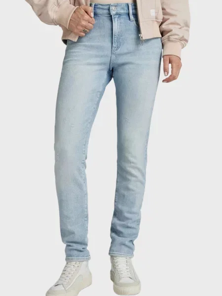 Прямі джинси G-star Raw блакитні