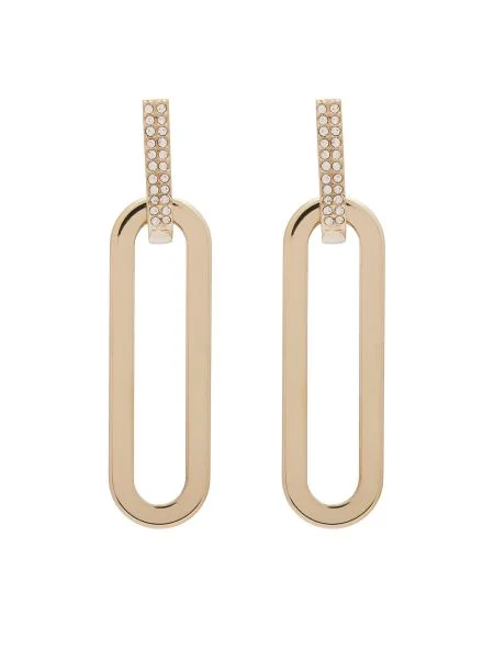 Обеци Fossil златисто