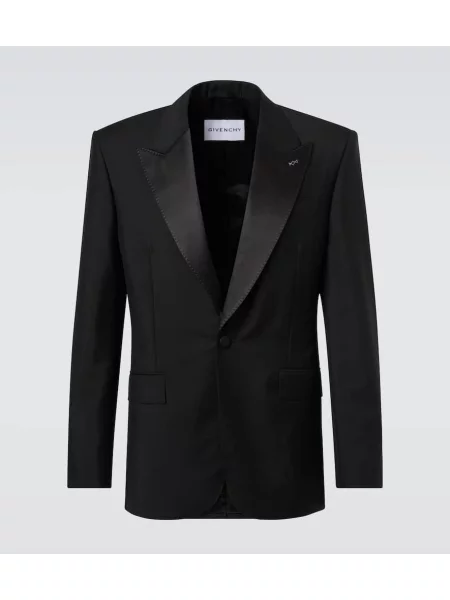 Marynarka Givenchy wełniana czarna