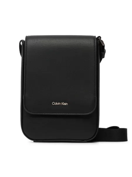 Calvin Klein Torbica za okrog pasu Raised Phone Crossbody črna