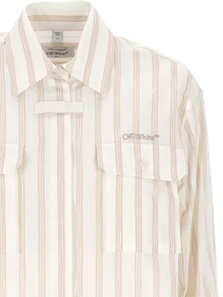 Cămașă Off-white cu dungi alb