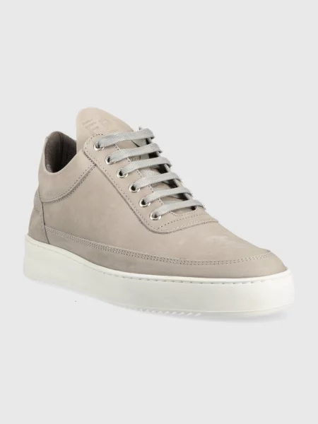 Filling Pieces sneakersy zamszowe Low Top Ripple Nubuck beżowy