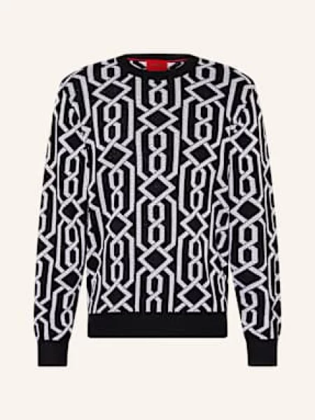 Hugo Sweter Souvawn schwarz czarny