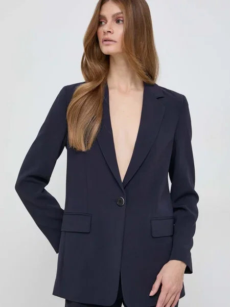 Suknjič BOSS mornarsko modra črna