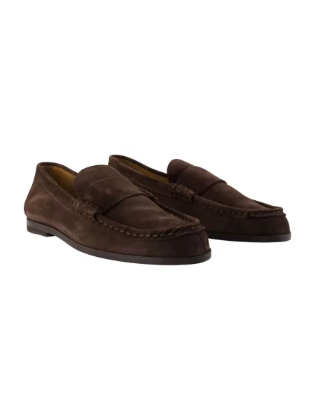 Półbuty Common Projects zamszowe brązowe
