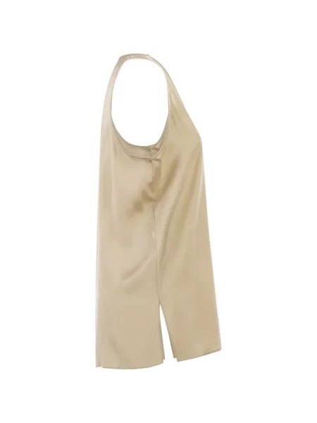 Satynowa bluzka Brunello Cucinelli