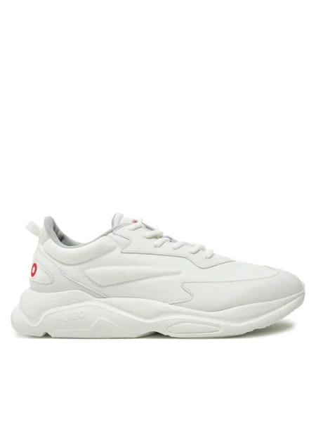 HUGO Sneakers Leon alb