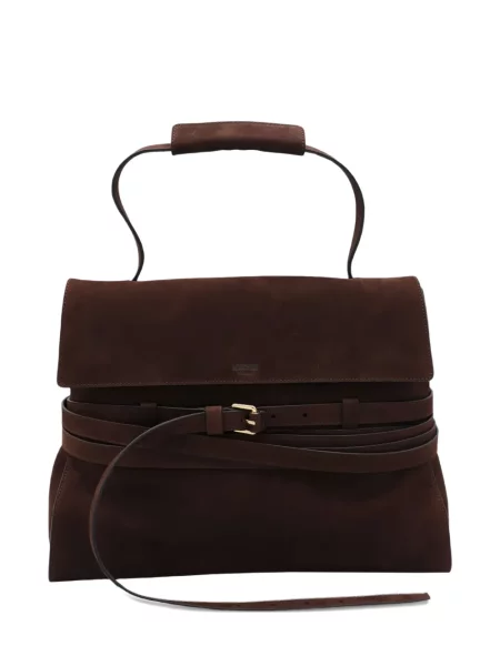 Geantă Moschino cu cataramă maro