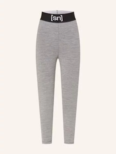 Super.Natural Legginsy Tundra Z Wełną Merino grau szare
