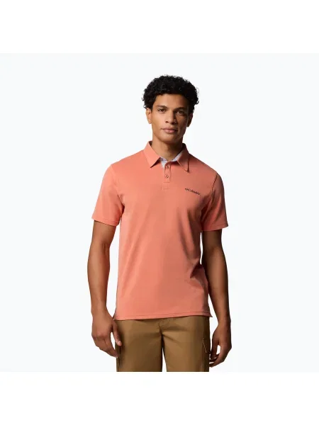 Tricou pentru bărbați Columbia Nelson Point Polo tuscan