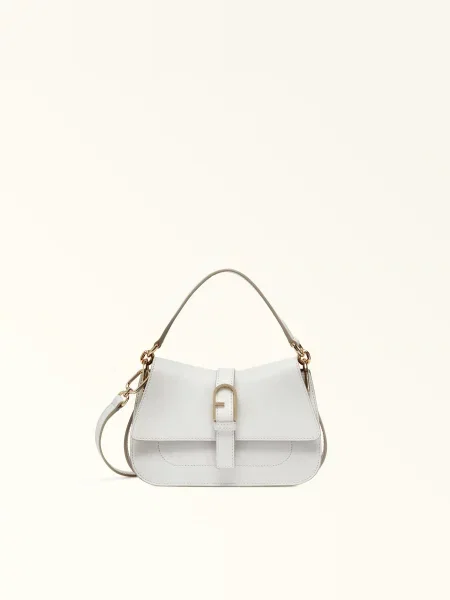 Furla FURLA FLOW MINI TOP HANDLE VITELLO CLARIS LUX Сумка Шкіра/поліестер/поліуретан бежевий