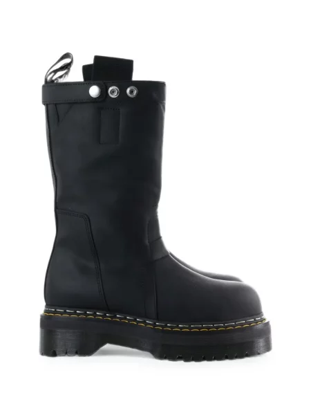 Botine Rick Owens cu platformă negru